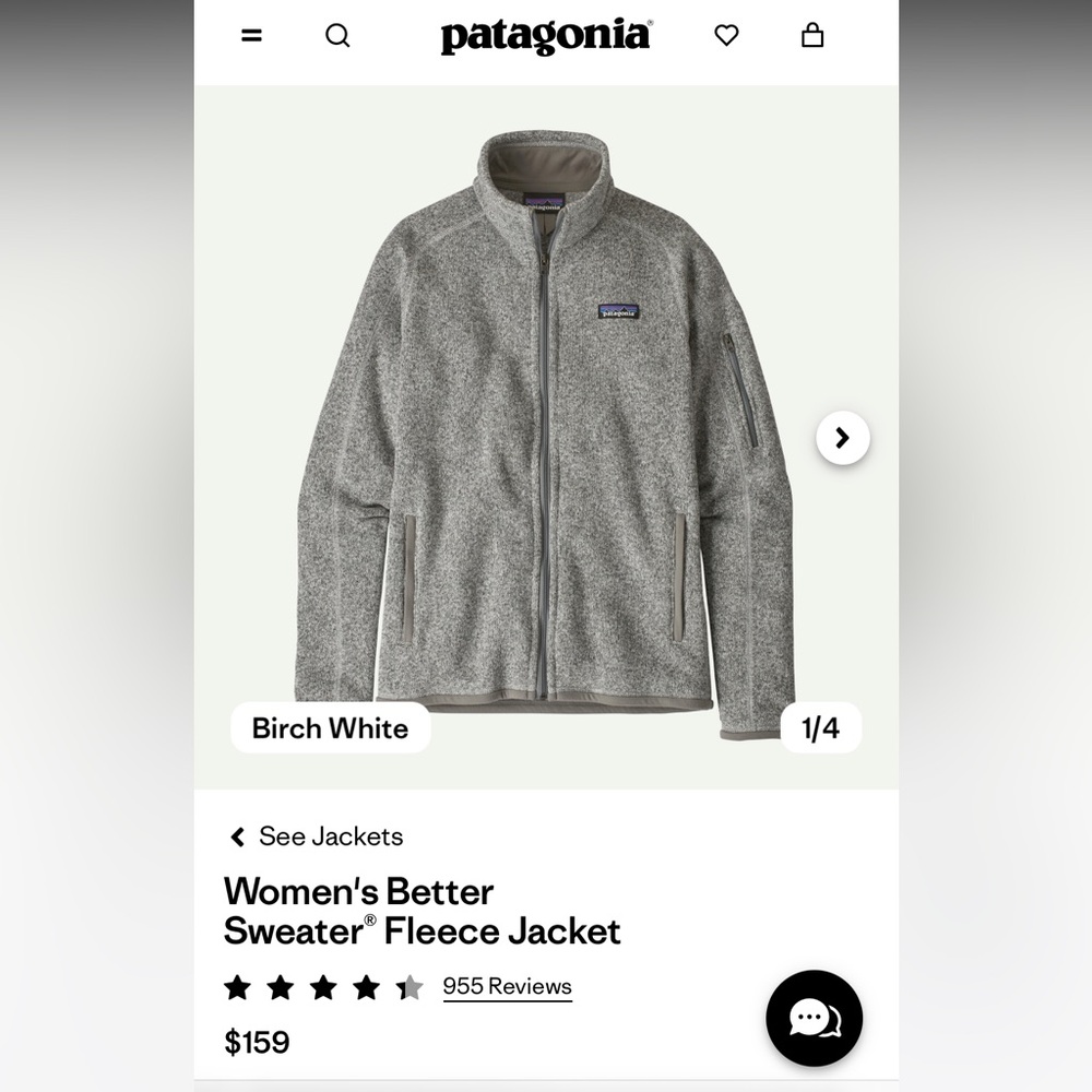 Patagonia Women's Better Sweater Jacket - Birch White